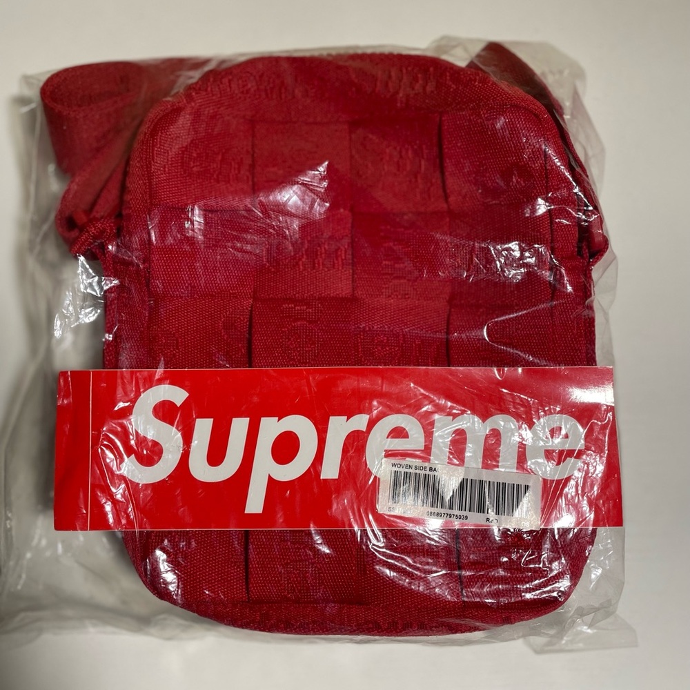 Supreme woven sling bag